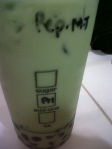 Peppermint Milk Tea