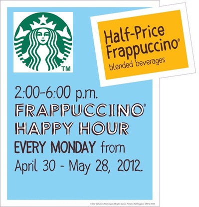 Just in: Starbucks Frappuccino at 50% off