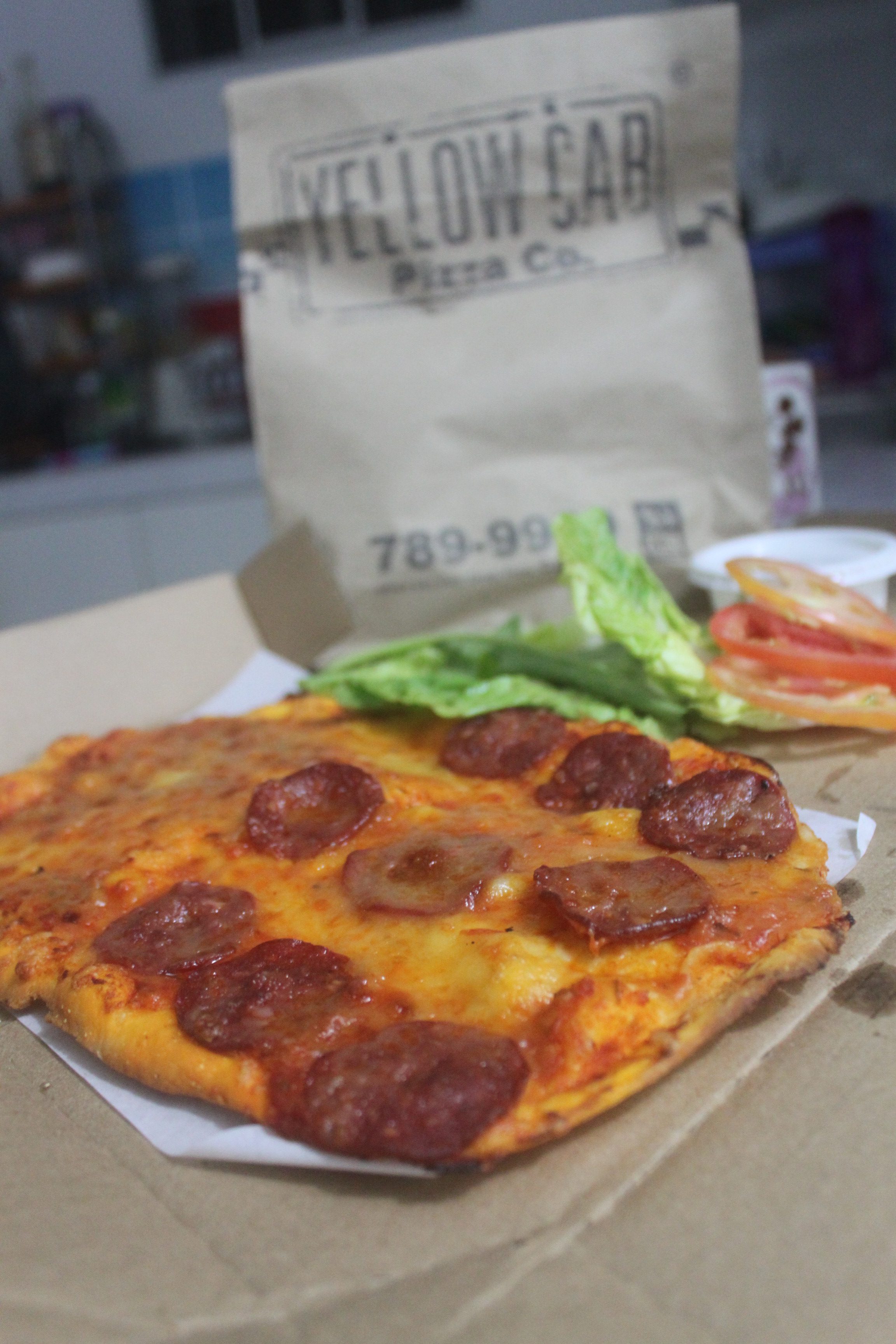 Peace offering: Yellow Cab Folded Pizza - Eatingness.com - Satisfy Your ...